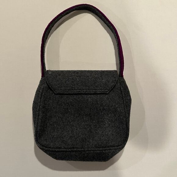 Vintage Lulu Guinness Adorable Wool Pug Bag HTF EUC - Picture 4 of 9